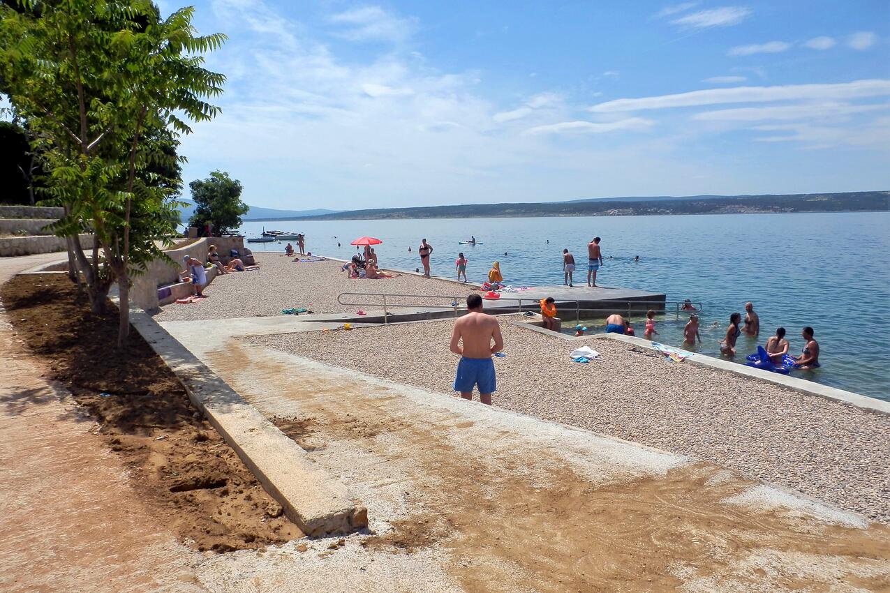 La spiaggia più vicina - Appartamenti con parcheggio Maslenica, Novigrad