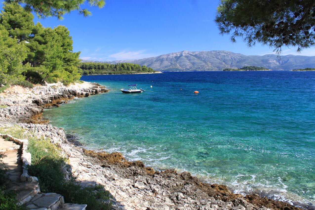 Nearest beach - Apartments by the sea Lumbarda, Korčula