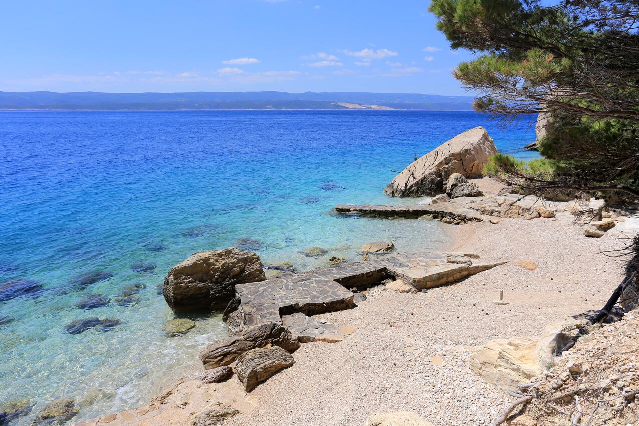 La spiaggia più vicina - Appartamenti accanto al mare Marussici - Marušići, Almissa - Omiš