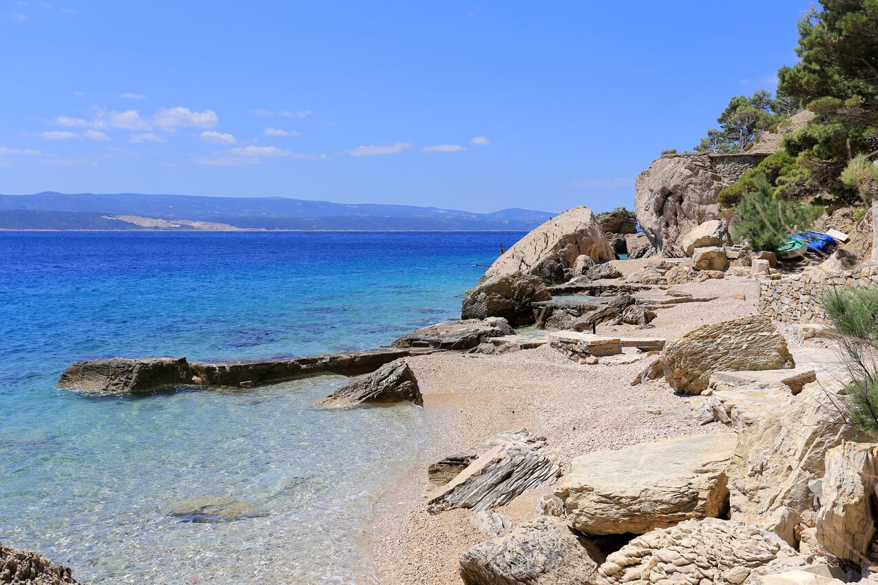 La spiaggia più vicina - Appartamenti accanto al mare Marussici - Marušići, Almissa - Omiš