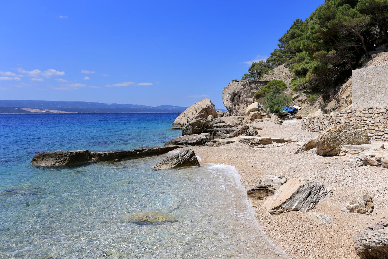 La spiaggia più vicina - Appartamenti accanto al mare Marussici - Marušići, Almissa - Omiš