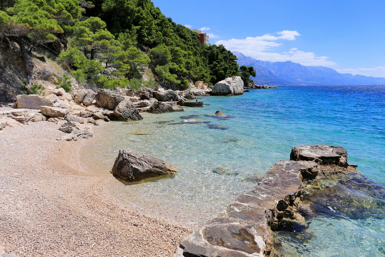 La spiaggia più vicina - Appartamenti accanto al mare Marussici - Marušići, Almissa - Omiš