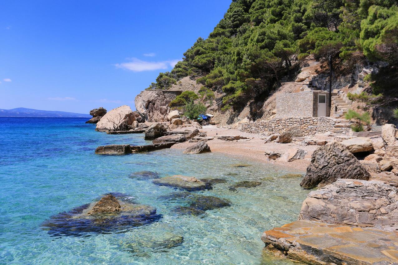 La spiaggia più vicina - Appartamenti accanto al mare Marussici - Marušići, Almissa - Omiš