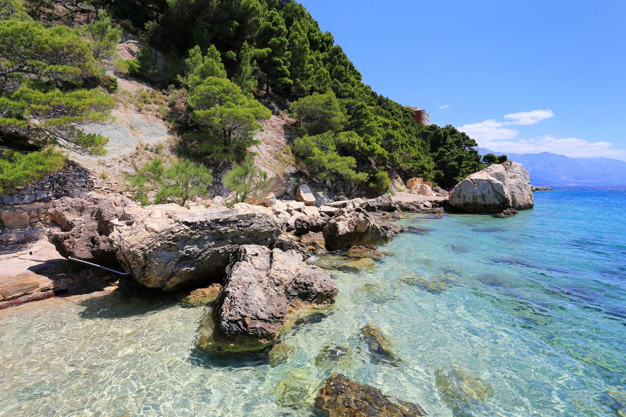 La spiaggia più vicina - Appartamenti accanto al mare Marussici - Marušići, Almissa - Omiš