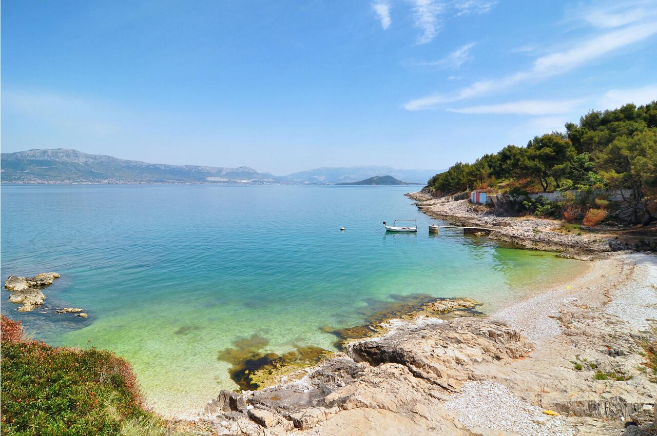 La spiaggia più vicina - Appartamenti con parcheggio Slatine, Bua - Čiovo