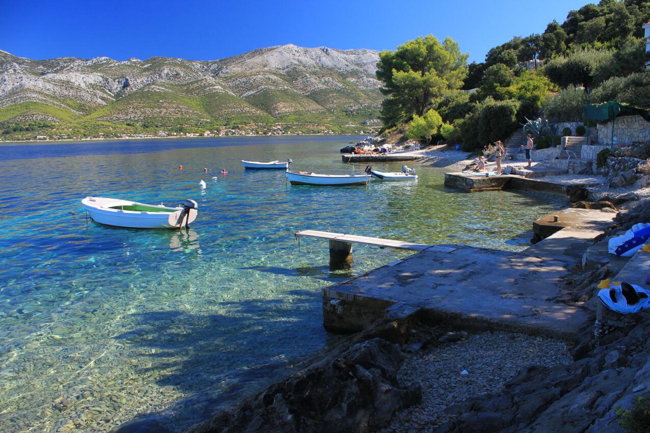 La spiaggia più vicina - Appartamenti accanto al mare Tri Zala, Curzola - Korčula