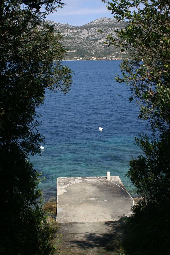 La spiaggia più vicina - Appartamenti accanto al mare con piscina Tri Zala, Curzola - Korčula
