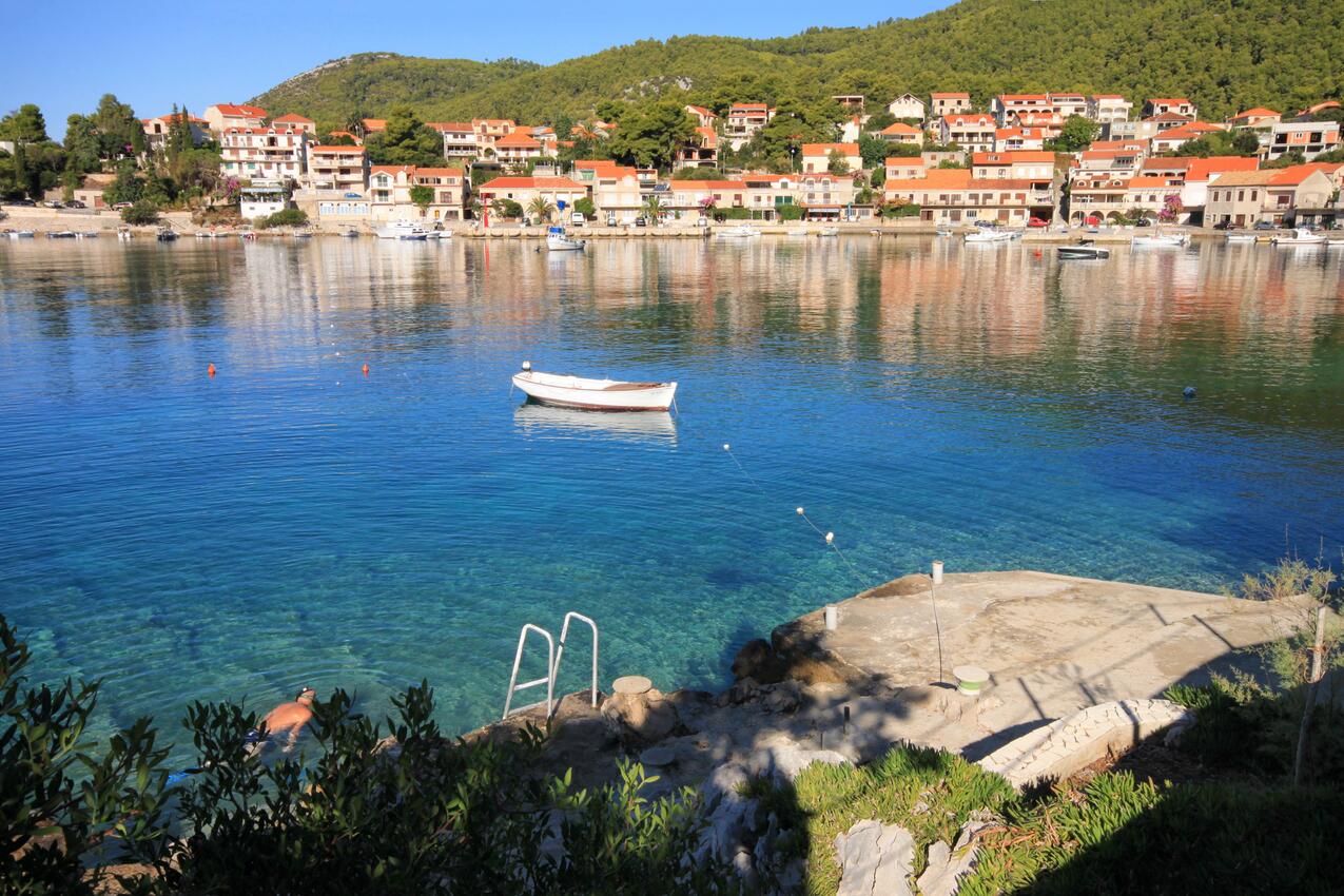 Nächster Strand - Ferienwohnungen am Meer Brna, Korcula