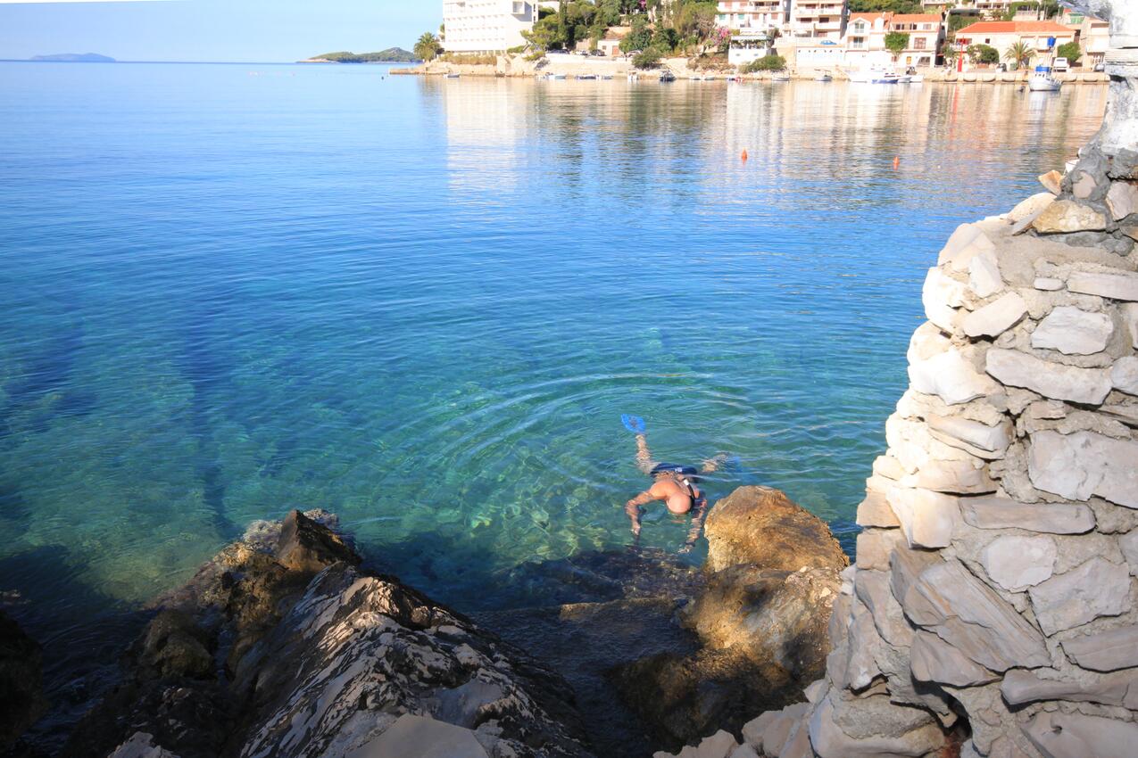 Nächster Strand - Ferienwohnungen am Meer Brna, Korcula