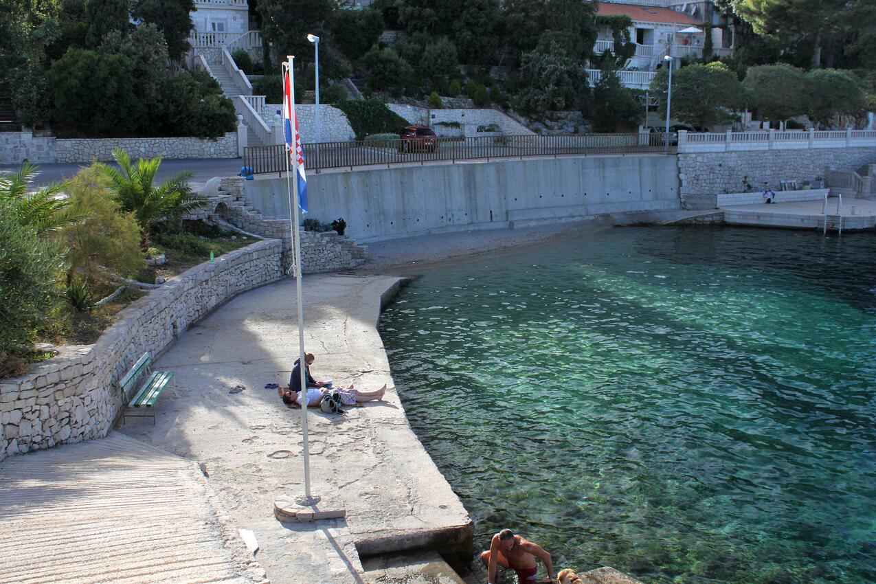Legközelebbi strand - Apartmanok a tenger mellett Medvinjak, Korcula