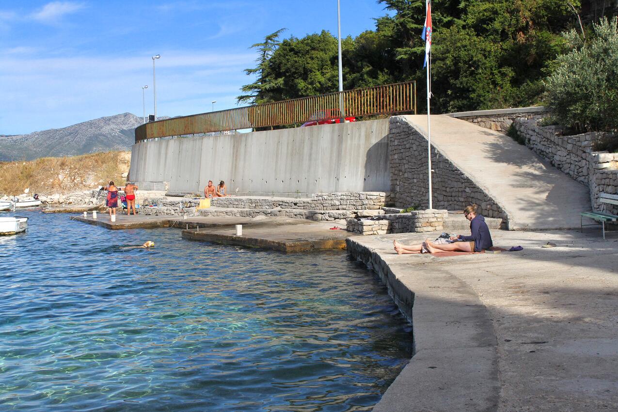 Legközelebbi strand - Apartmanok a tenger mellett Medvinjak, Korcula