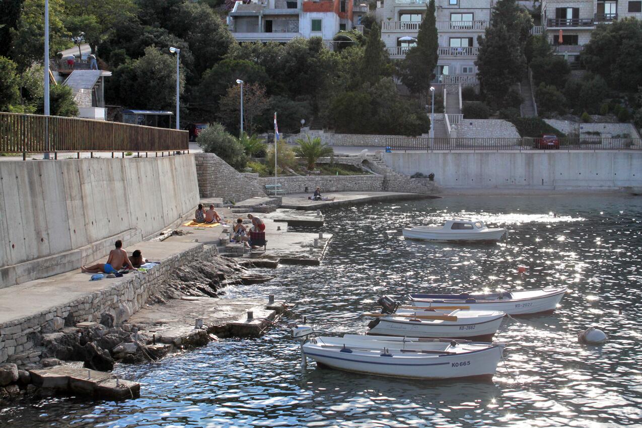 Legközelebbi strand - Apartmanok a tenger mellett Medvinjak, Korcula