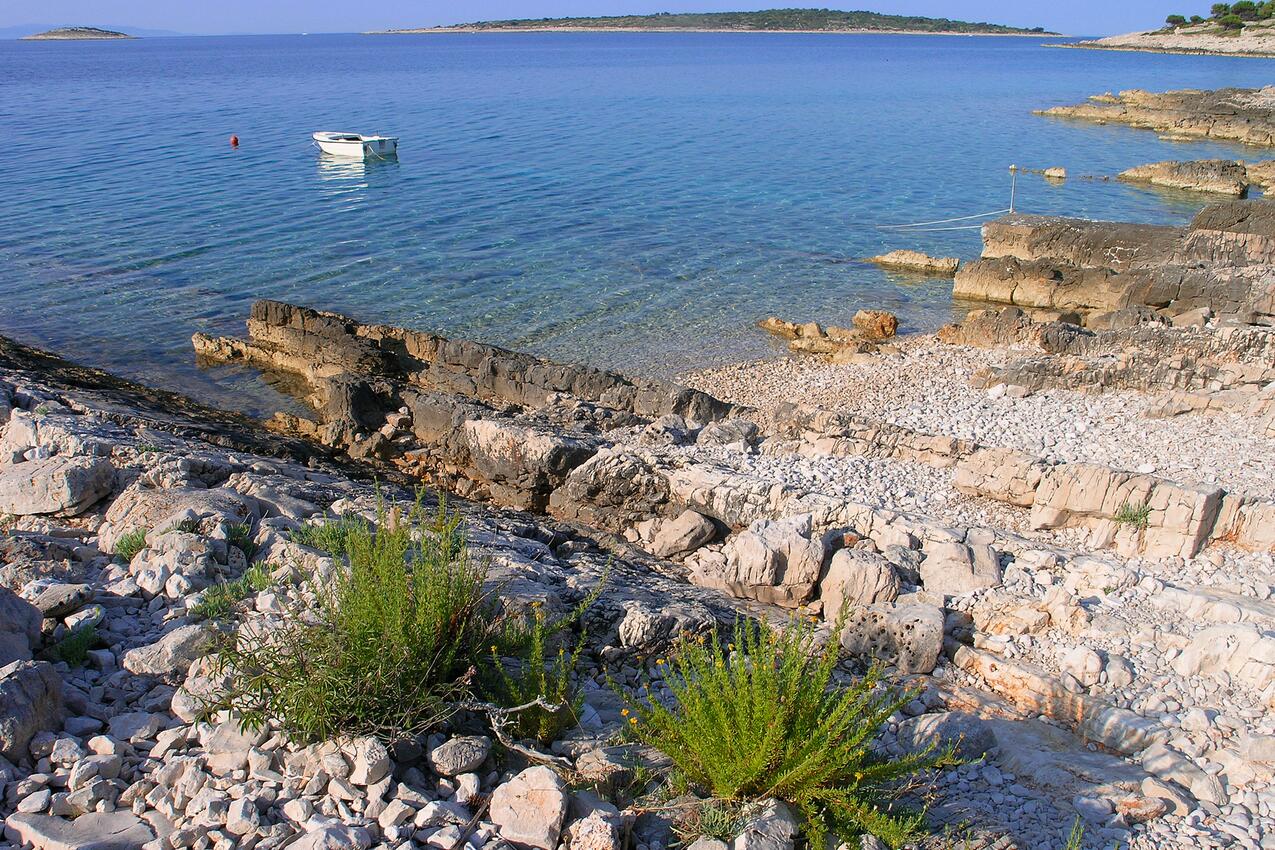 La spiaggia più vicina - Casa accanto al mare con piscina per famiglia Baia Pernatice, Drvenik