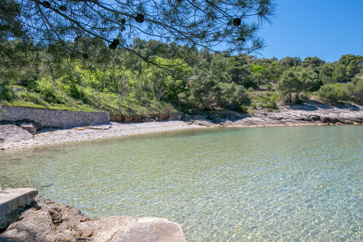La spiaggia più vicina - Casa isola per famiglia Baia Ducac, Brazza - Brač