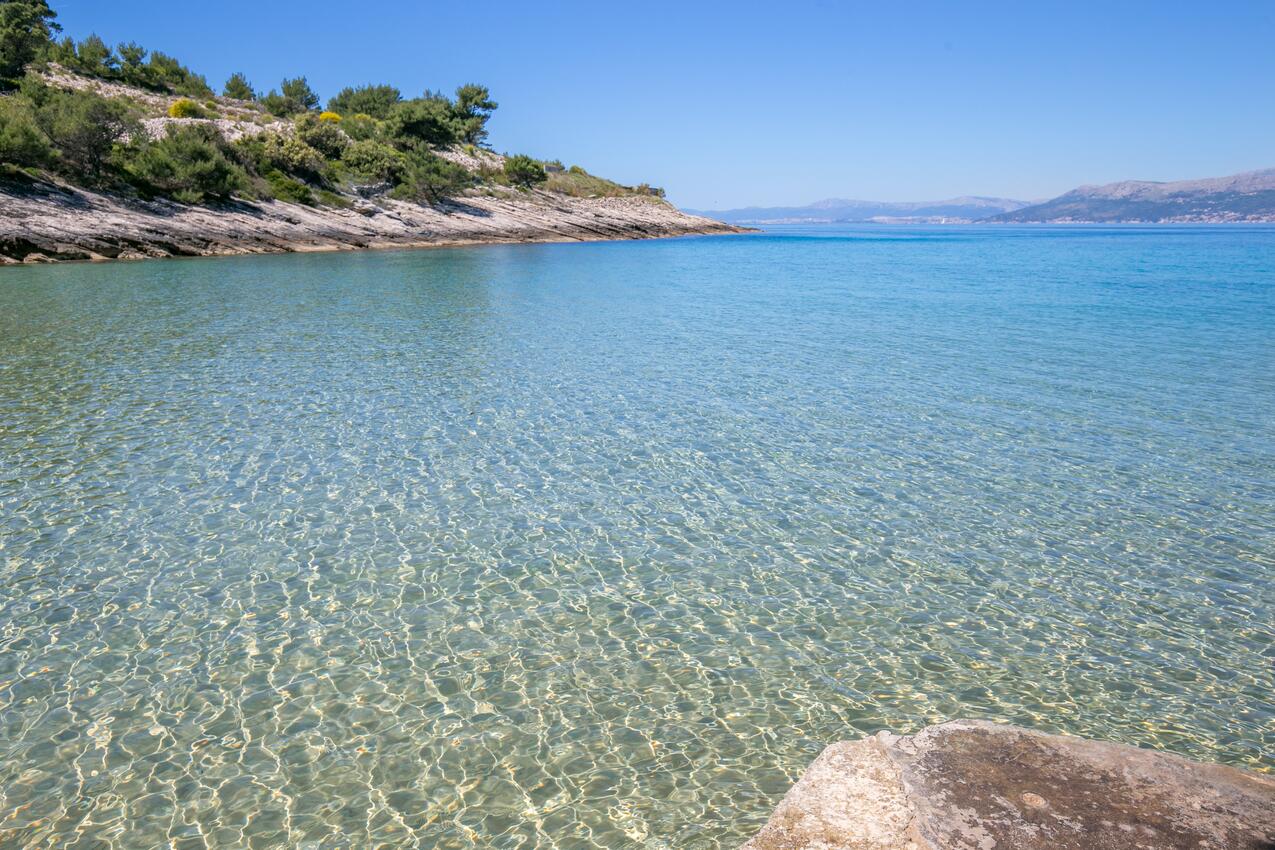 La spiaggia più vicina - Casa isola per famiglia Baia Ducac, Brazza - Brač
