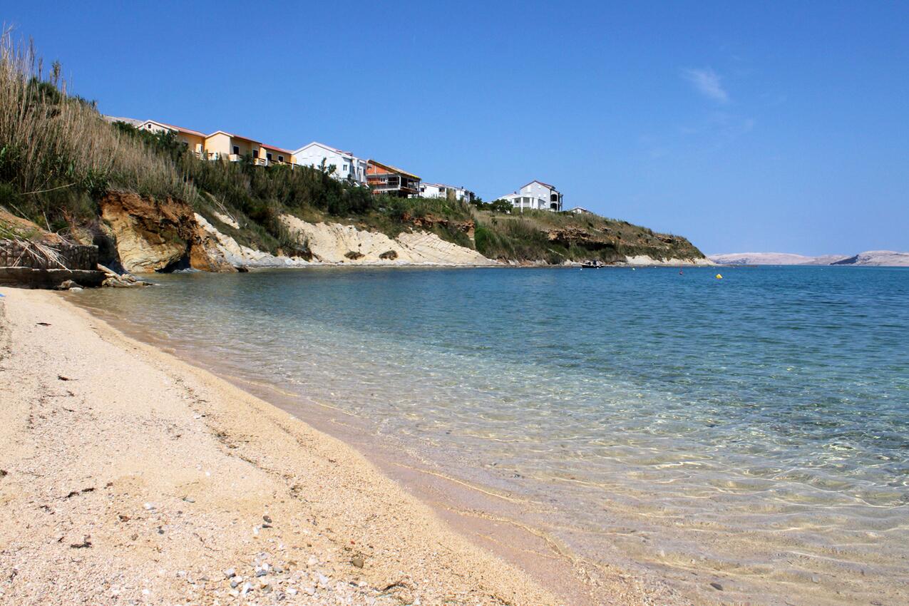 La spiaggia più vicina - Appartamenti con piscina Pago - Pag