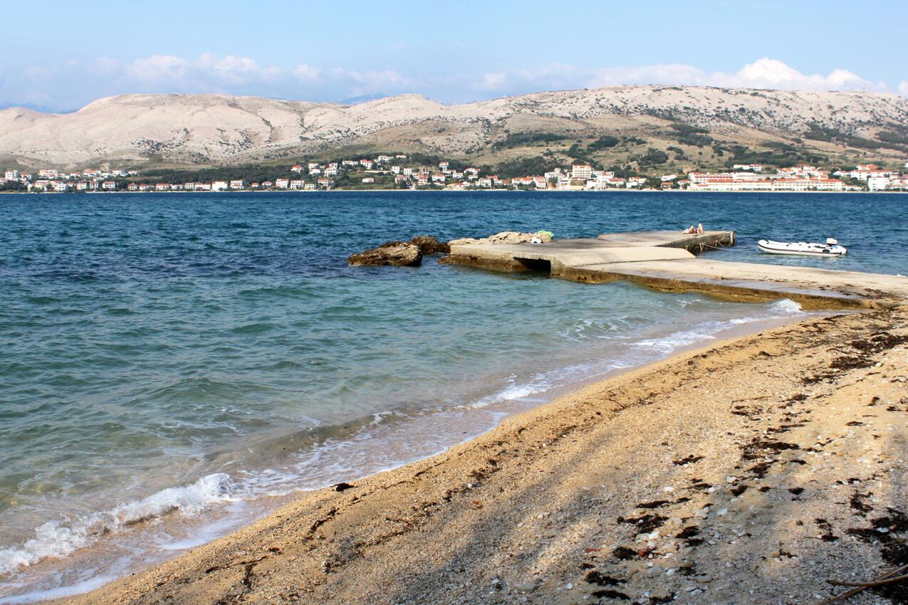 La spiaggia più vicina - Appartamenti con piscina Pago - Pag