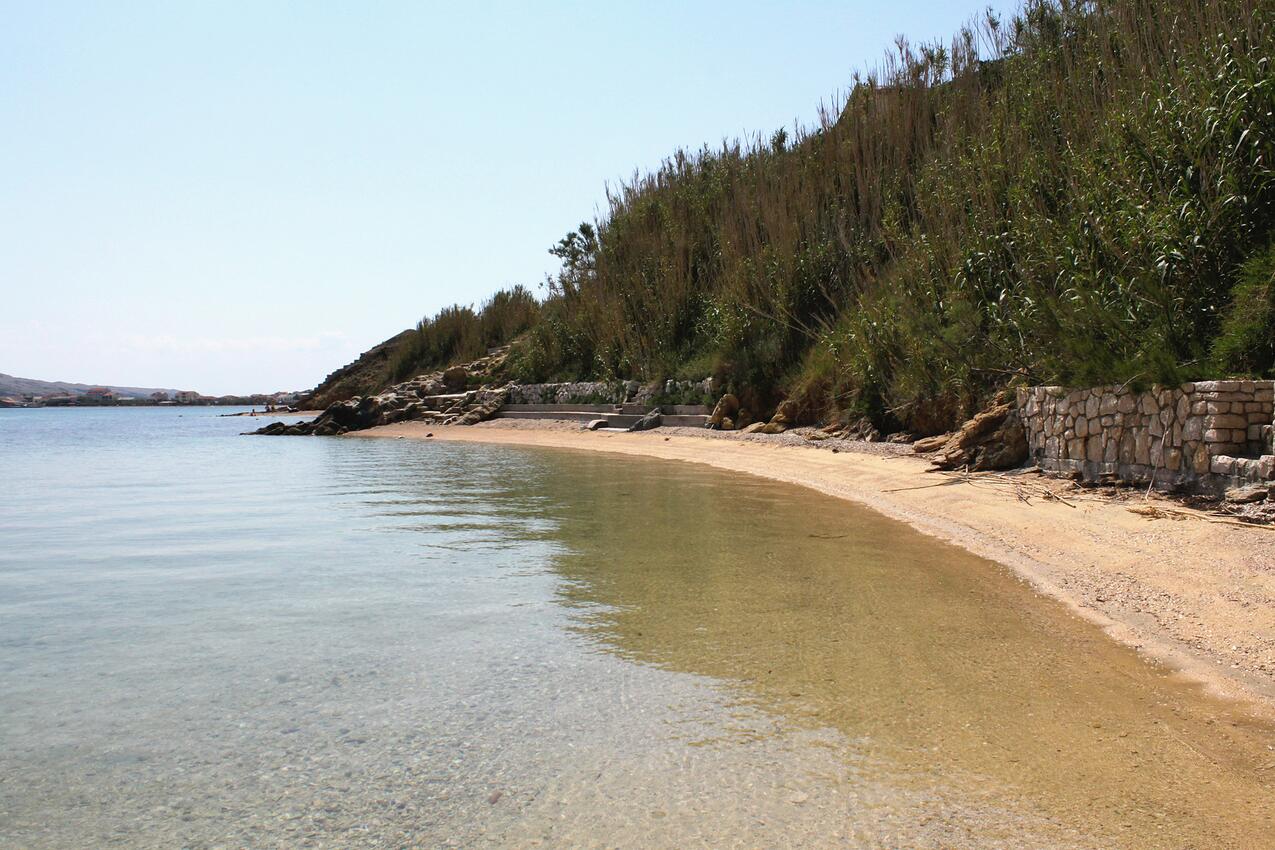 La spiaggia più vicina - Appartamenti con piscina Pago - Pag