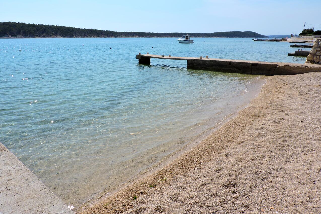 Nächster Strand - Ferienwohnungen am Meer Barbat, Rab