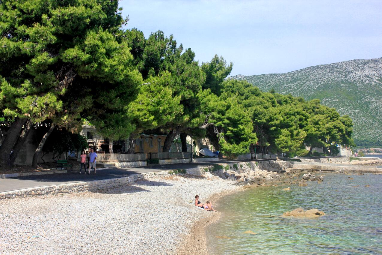 Nächster Strand - Ferienwohnungen am Meer Orebic, Peljesac