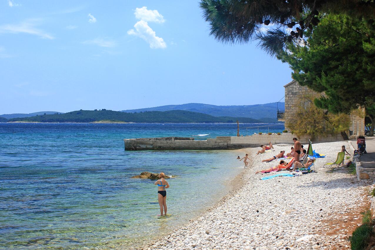 Nächster Strand - Ferienwohnungen am Meer Orebic, Peljesac