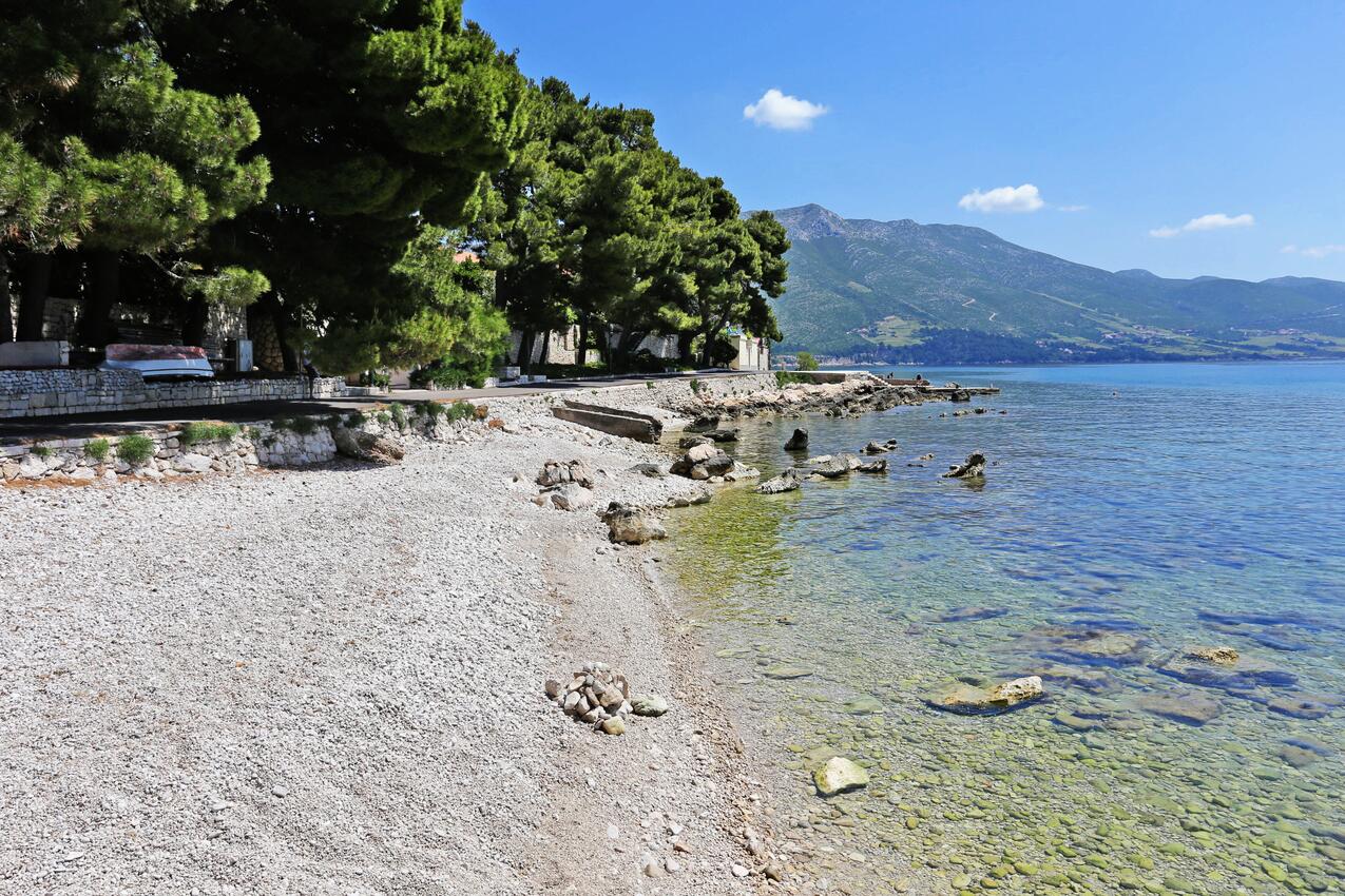 La spiaggia più vicina - Casa accanto al mare con piscina per famiglia Sabbioncello - Orebić, Sabbioncello - Pelješac