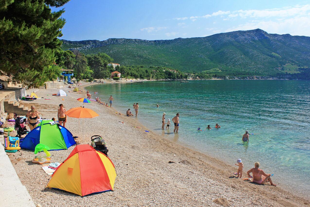 Nächster Strand - Ferienwohnungen mit Parkplatz Orebic, Peljesac
