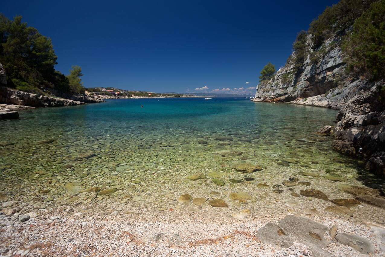 La spiaggia più vicina - Casa accanto al mare per famiglia con bambini Baia Pokrivenik, Lesina - Hvar