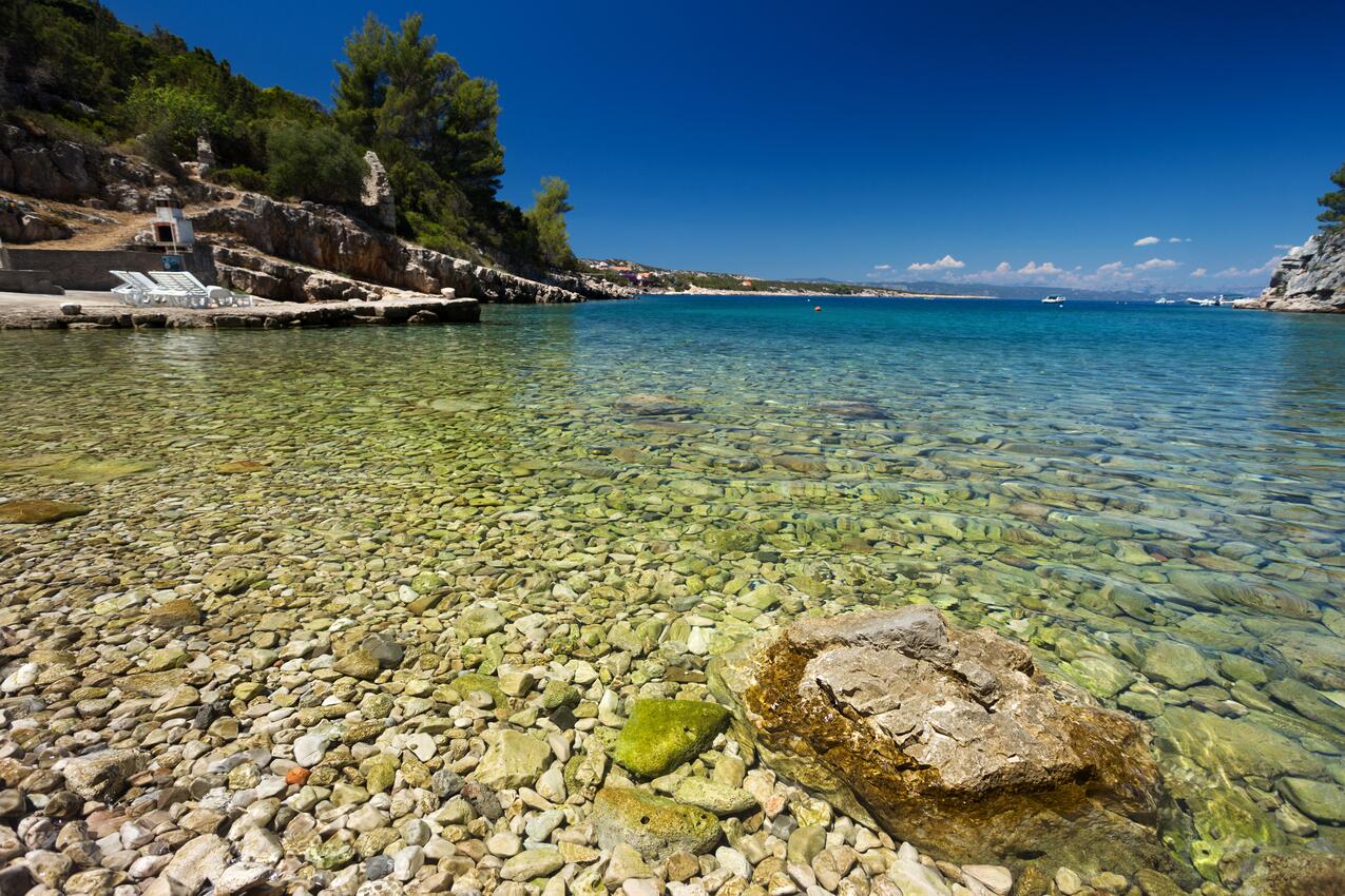 La spiaggia più vicina - Casa accanto al mare per famiglia con bambini Baia Pokrivenik, Lesina - Hvar