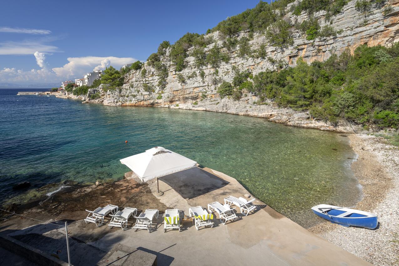 La spiaggia più vicina - Casa accanto al mare per famiglia con bambini Baia Pokrivenik, Lesina - Hvar