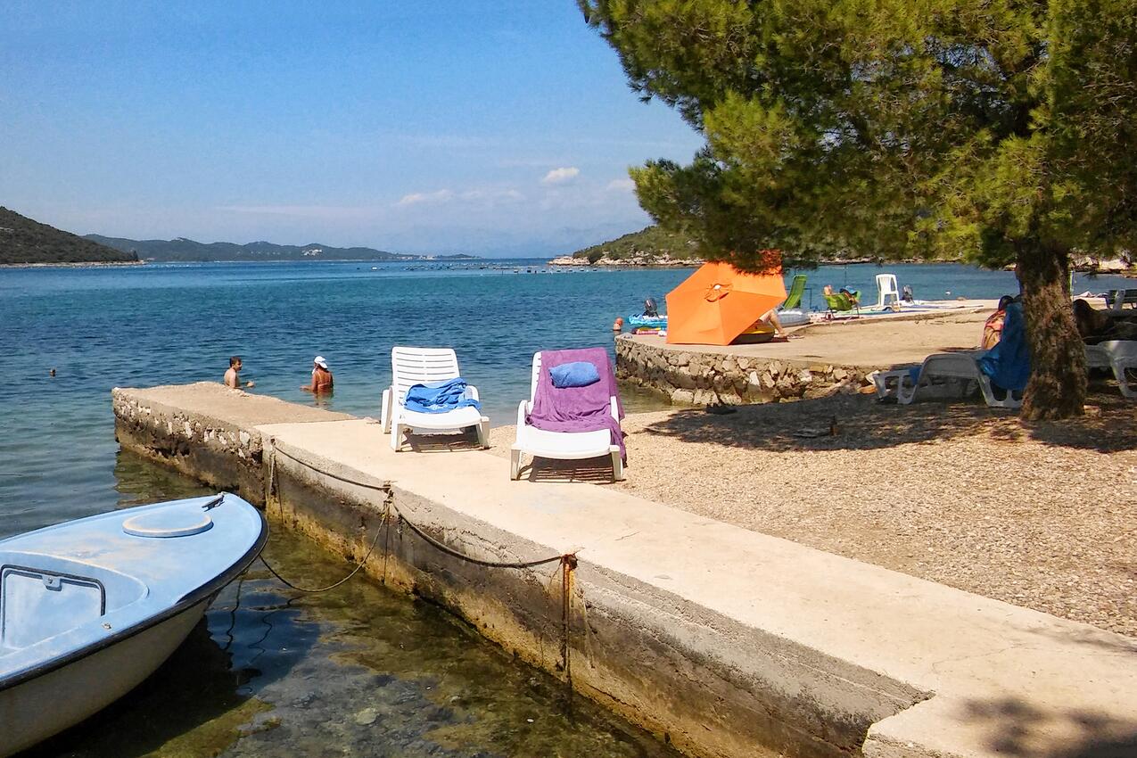 Nearest beach - Apartments by the sea Luka Dubrava, Pelješac