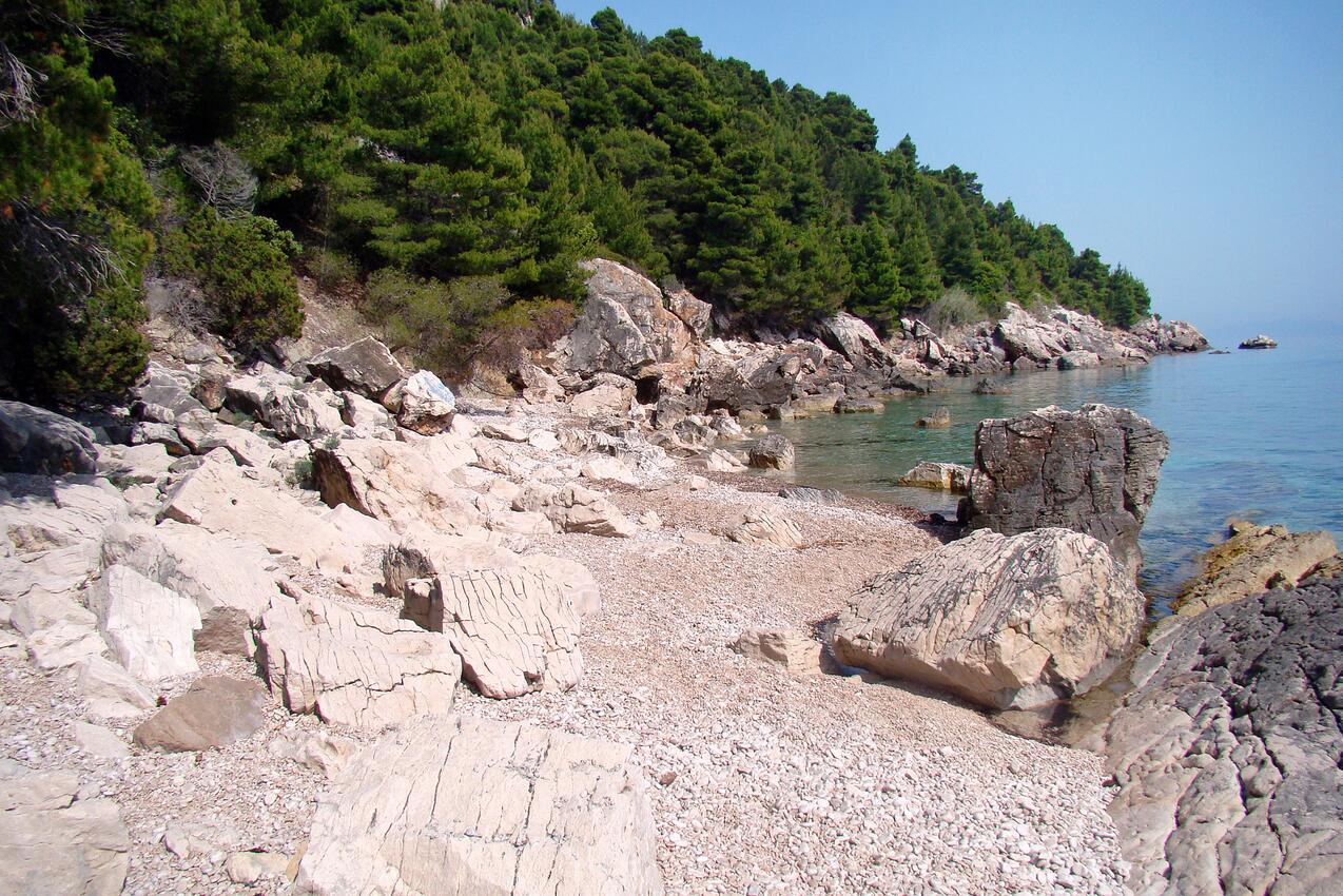 La spiaggia più vicina - Appartamenti con parcheggio Borje, Sabbioncello - Pelješac