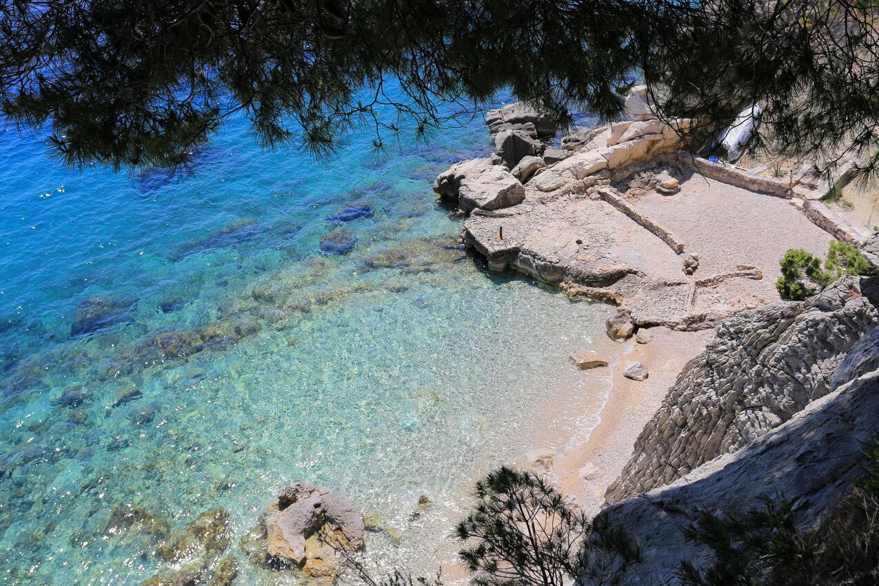 Nächster Strand - Ferienwohnungen am Meer Pisak, Omis