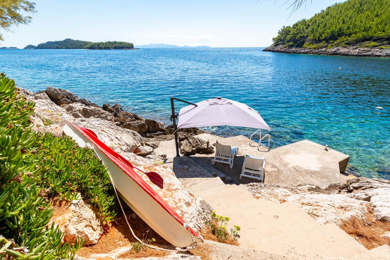 La spiaggia più vicina - Appartamenti accanto al mare Baia Zaglava - Zaglav, Curzola - Korčula