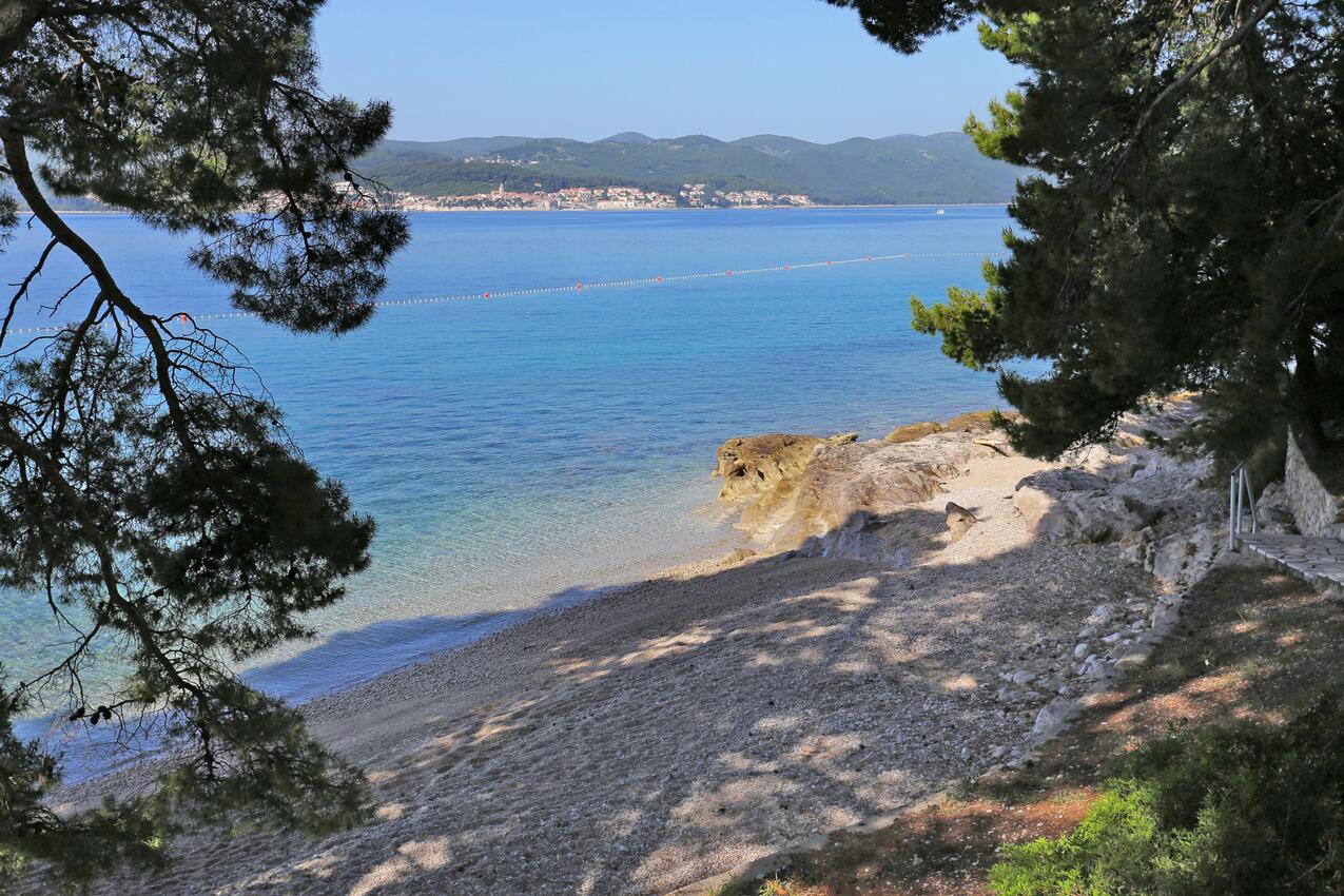Nearest beach - Apartments with parking spaces Orebić, Pelješac