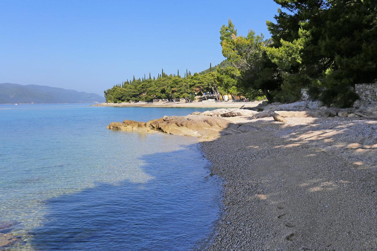 Nearest beach - Apartments with parking spaces Orebić, Pelješac