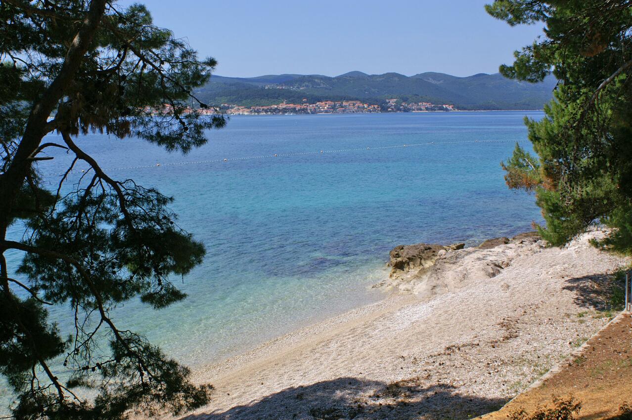 Nearest beach - Apartments with parking spaces Orebić, Pelješac