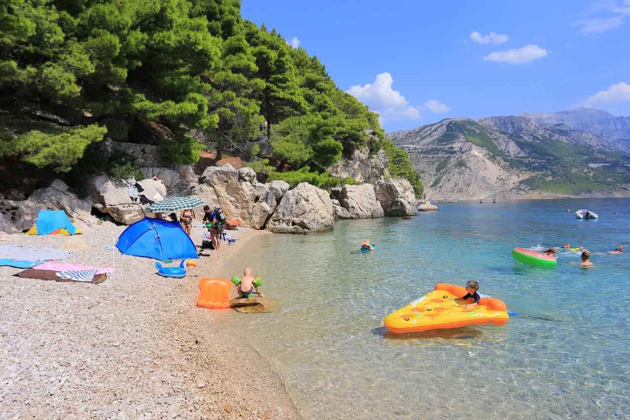 La spiaggia più vicina - Appartamenti accanto al mare Pisak, Almissa - Omiš