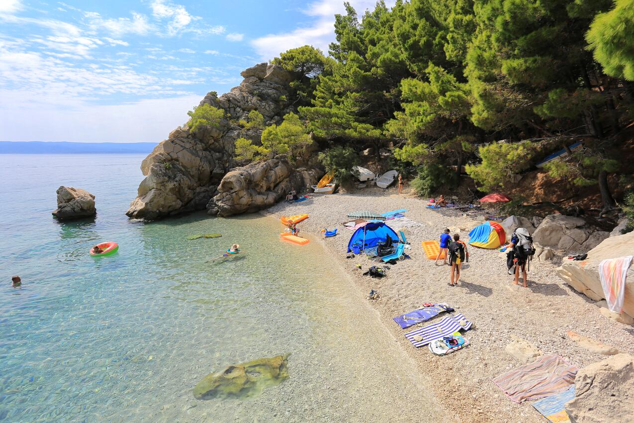 La spiaggia più vicina - Appartamenti accanto al mare Pisak, Almissa - Omiš