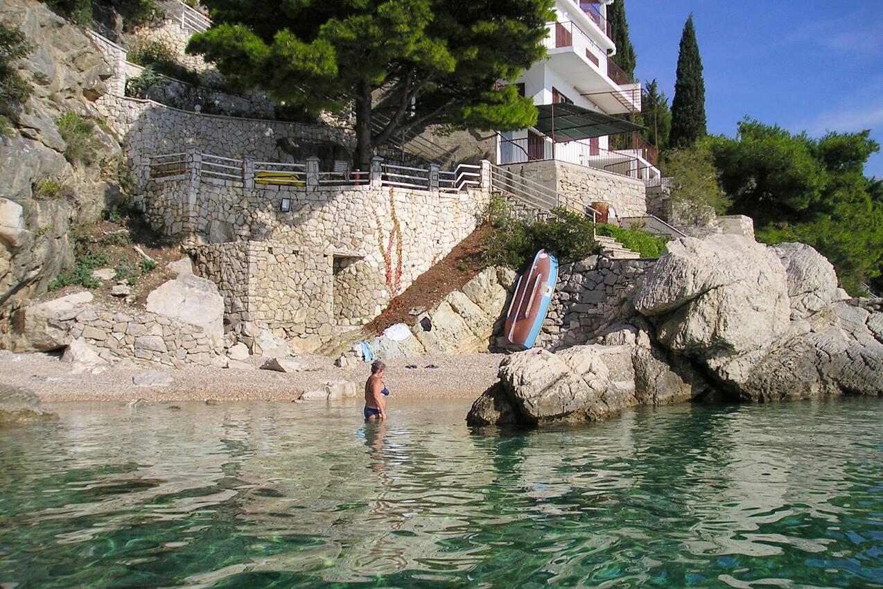 Nejbližší pláž - Apartmány u moře Pisak, Omiš
