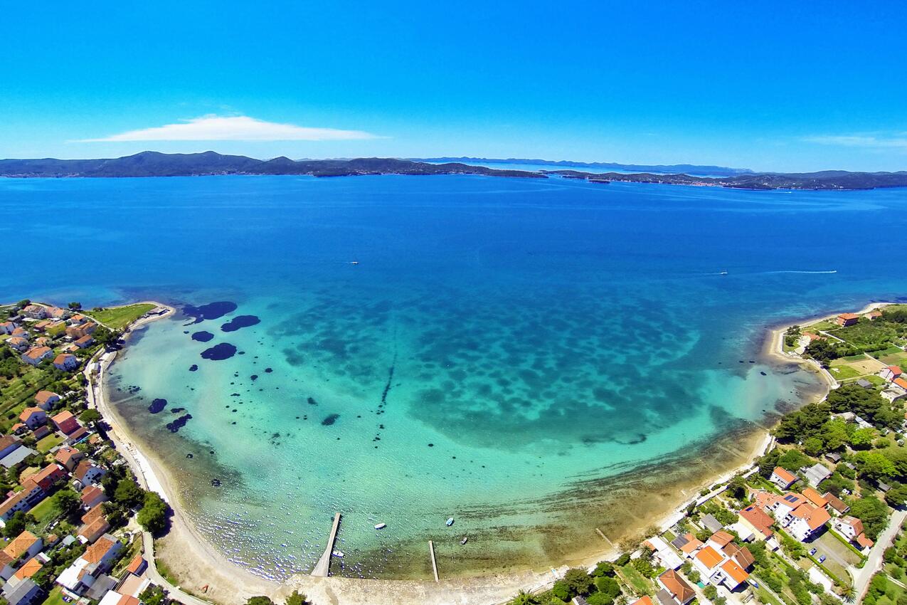 Najbliža plaža - Apartmani uz more Sukošan, Zadar