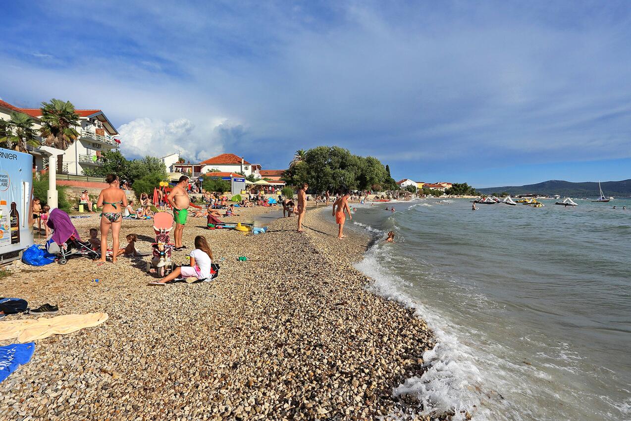Najbliža plaža - Apartmani uz more Sukošan, Zadar