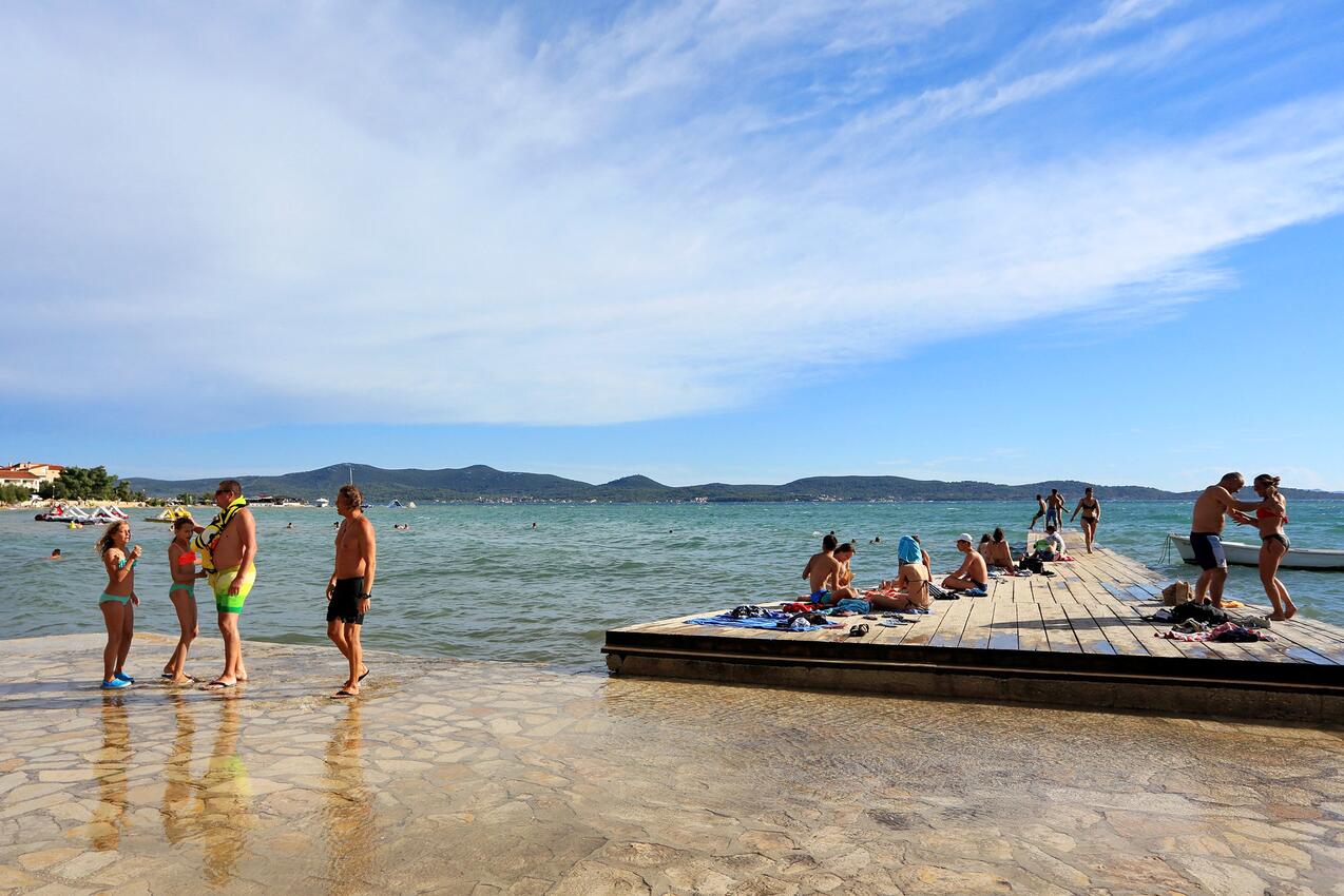 Najbliža plaža - Apartmani uz more Sukošan, Zadar