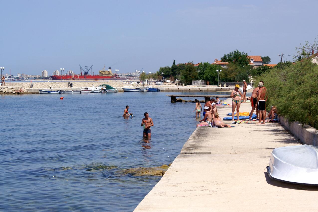 Nächster Strand - Ferienwohnungen am Meer Bibinje, Zadar