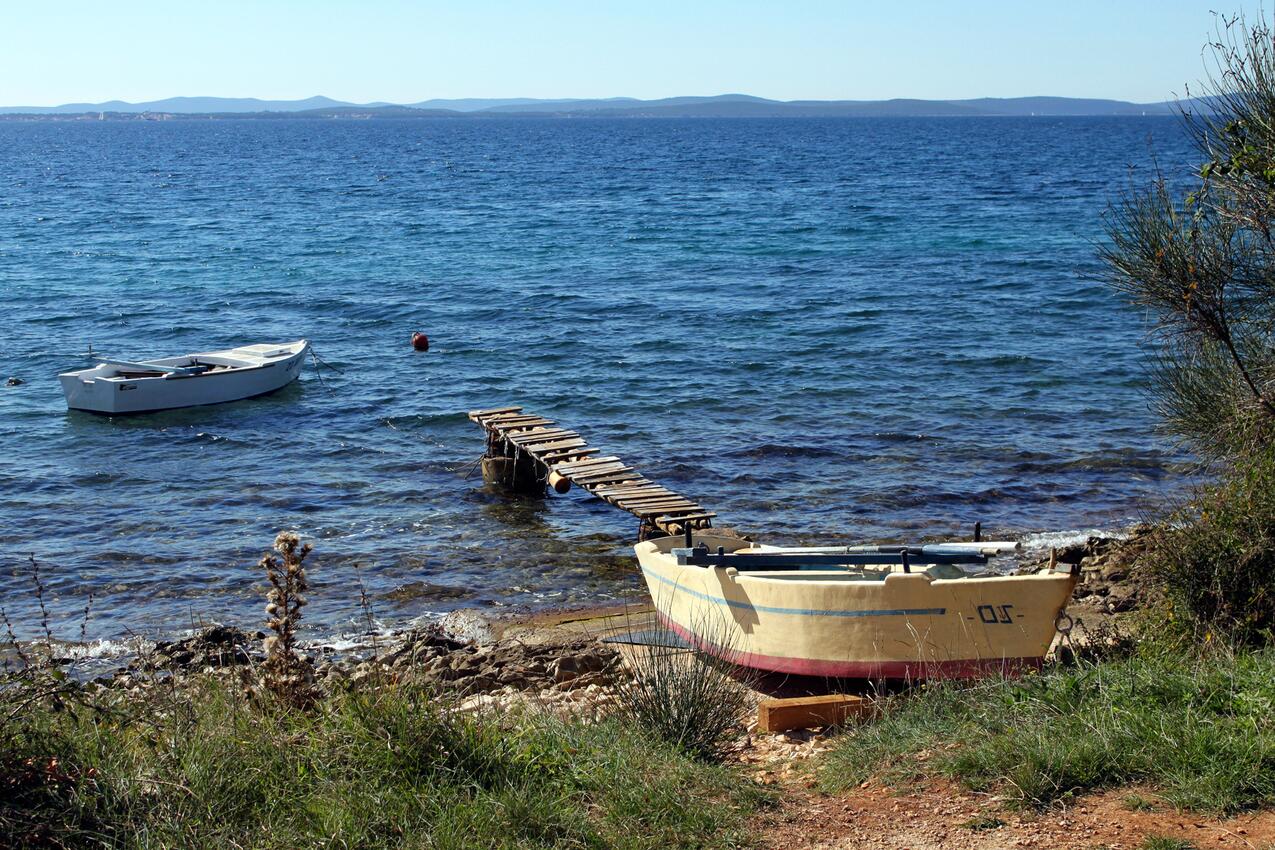 La spiaggia più vicina - Appartamenti con parcheggio Kozino, Zara - Zadar