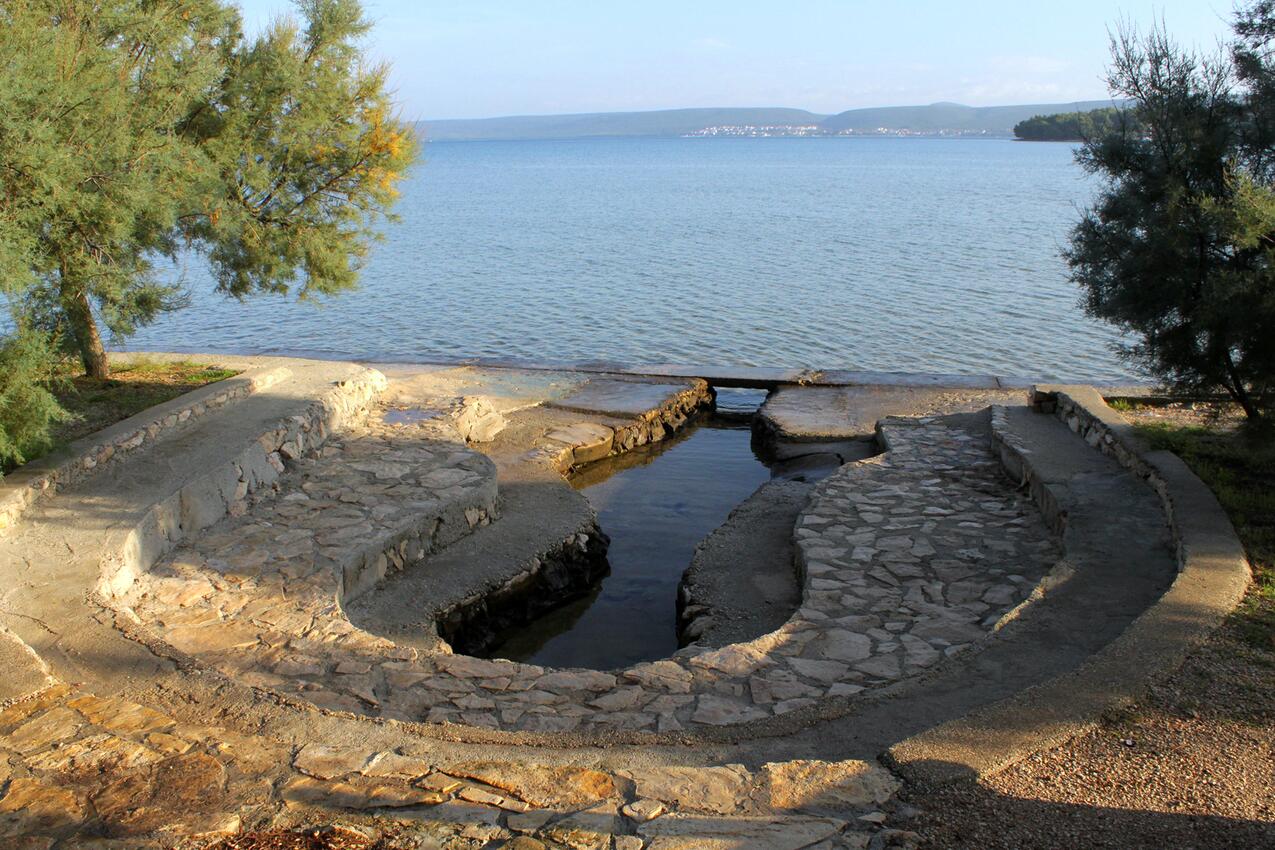 Najbliža plaža - Apartmani s parkingom Mrljane, Pašman