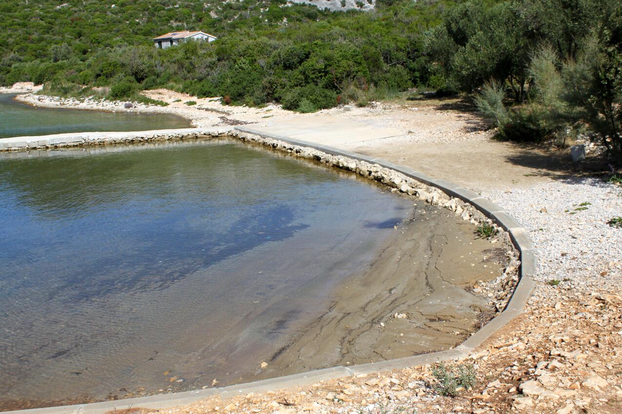 Nächster Strand - Haus am Meer für Familien mit Kindern Bucht Kobiljak, Pasman