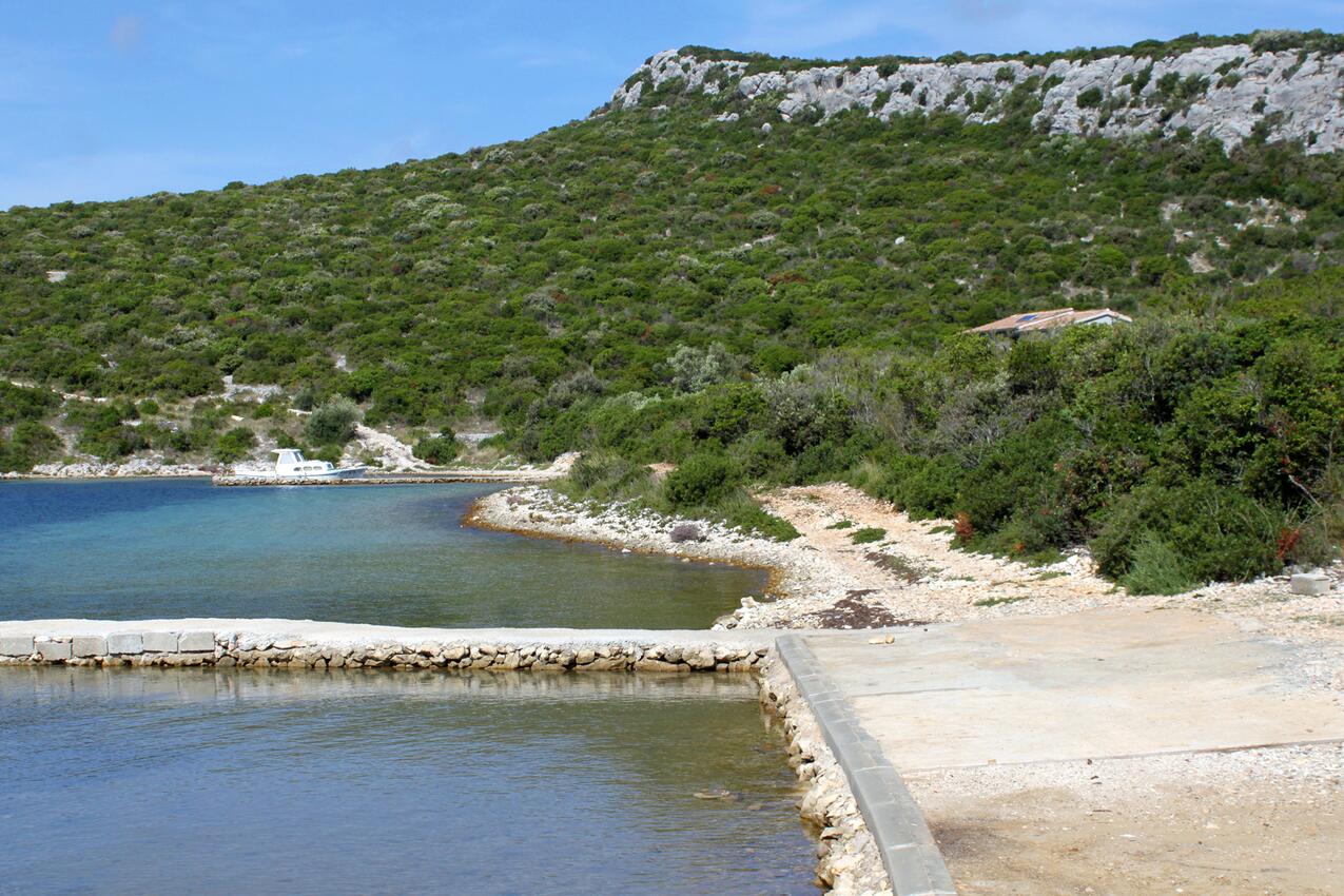 Nächster Strand - Haus am Meer für Familien mit Kindern Bucht Kobiljak, Pasman