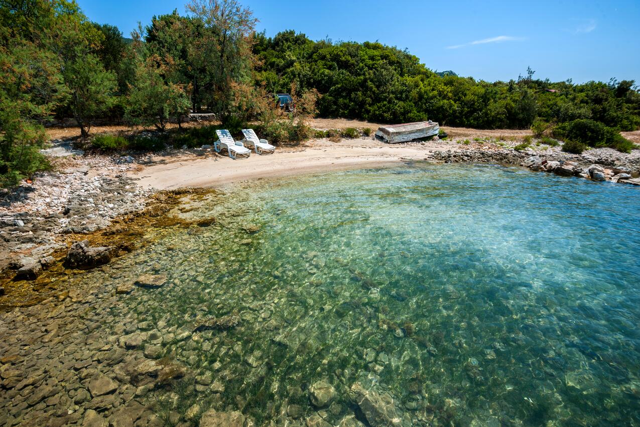 La spiaggia più vicina - Casa dei pescatori accanto al mare Baia Zuborovica, Pasman