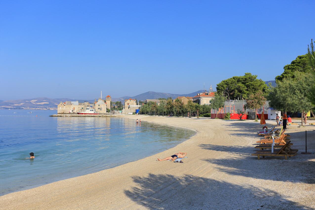 Nearest beach - Apartments with parking spaces Kaštel Gomilica, Kaštela